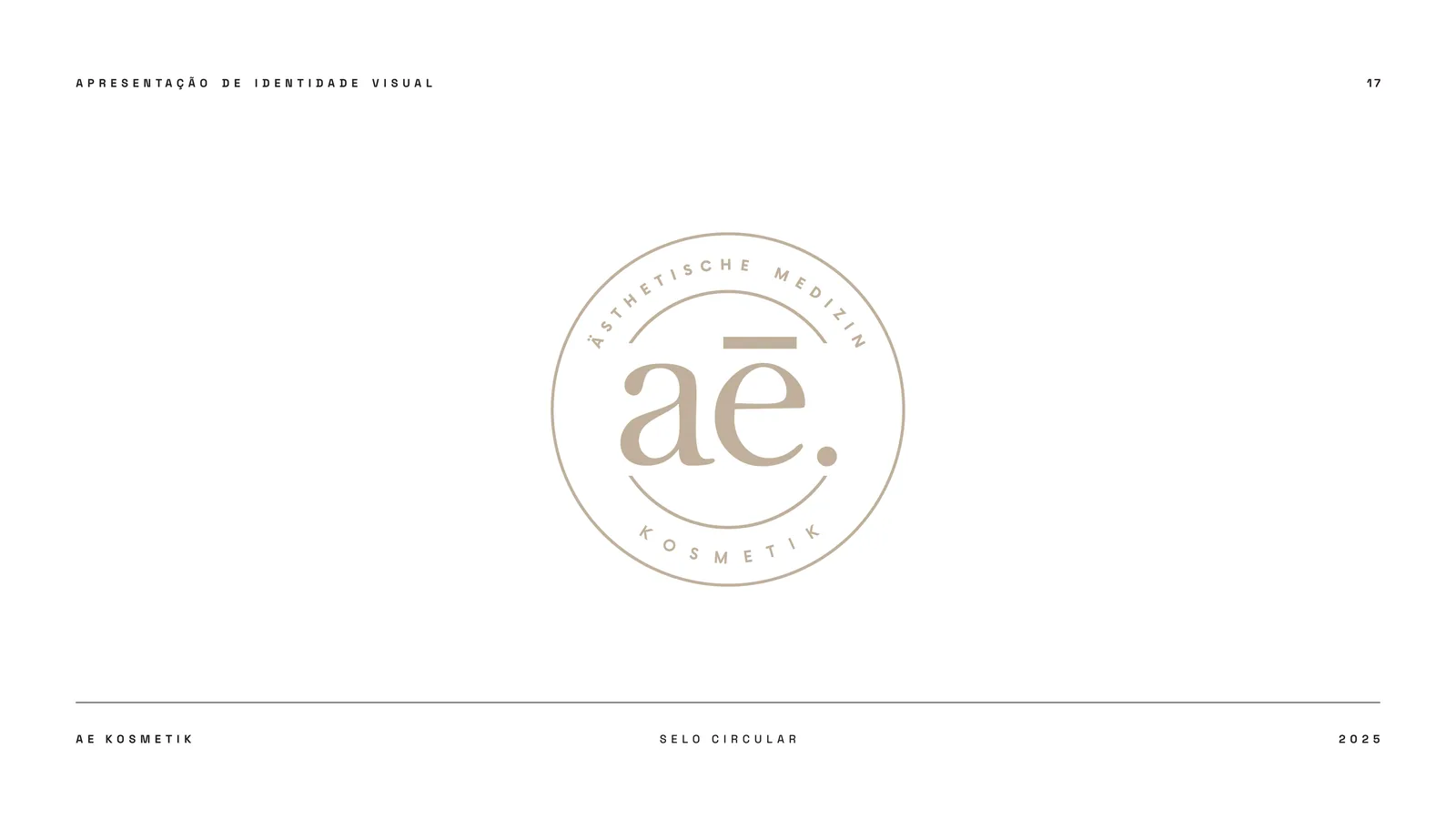 Marken-Emblem AĒ Kosmetik