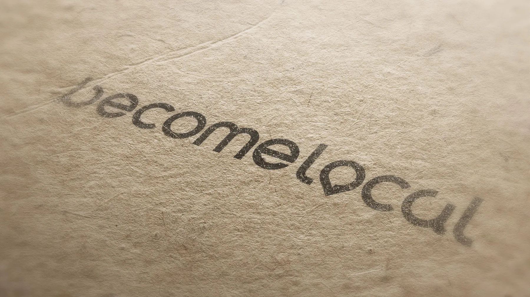 Stempel-Anwendung Becomelocal
